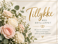 Bryllupskort