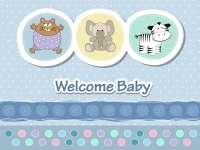 Baby Shower - send Kort og Invitation til Baby Shower