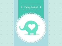 Baby Shower - send Kort og Invitation til Baby Shower