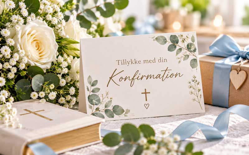 Tekst til konfirmationskort – 30+ gode konfirmationshilsner